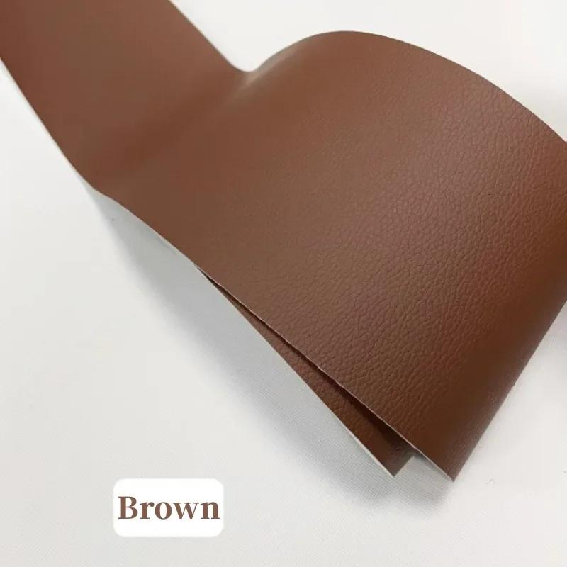 Self Adhesive Leather Fabric for Car Upholstery Chair Seat Home Sofa Repair Patches PU Leather Sticker Furniture Refurbish Fix