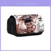 Nezha Two Layer Pencil Case With Nylon Material For Students And School Supplies