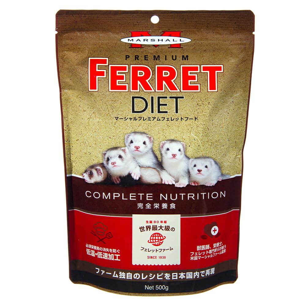

Marshall Премиум корм для хорьков, 500г, Основной корм