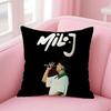 Aargentinian M-Milo Jj Cushion Cover Natural Linen Pillow Case Double-Sided Print Decorative Sofa Pillowcase Home Decor Gift