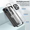 For iPhone 15 Pro Case TPU+PC Color Frame Anti-scratch Clear Phone Cover