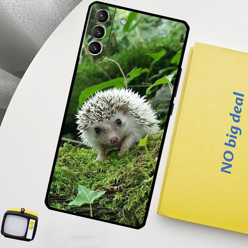 

Cute Little Hedgehog Phone Case For Samsung Galaxy S25 Ultra S20 S21 S22 S23 Plus S24 Ultra S9 S10 S25 FE Cover Galaxy S20 FE