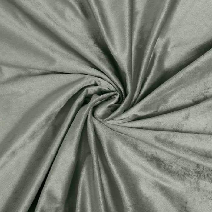 Housse de couette + 2 taies 220 x 240 cm velours Veline vert cedre