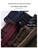 Women's High-Waisted Velvet Wool Wide-Leg Pants - Autumn/Winter 2026 Fashion - Loose, Straight-Leg Casual Versatile Trousers