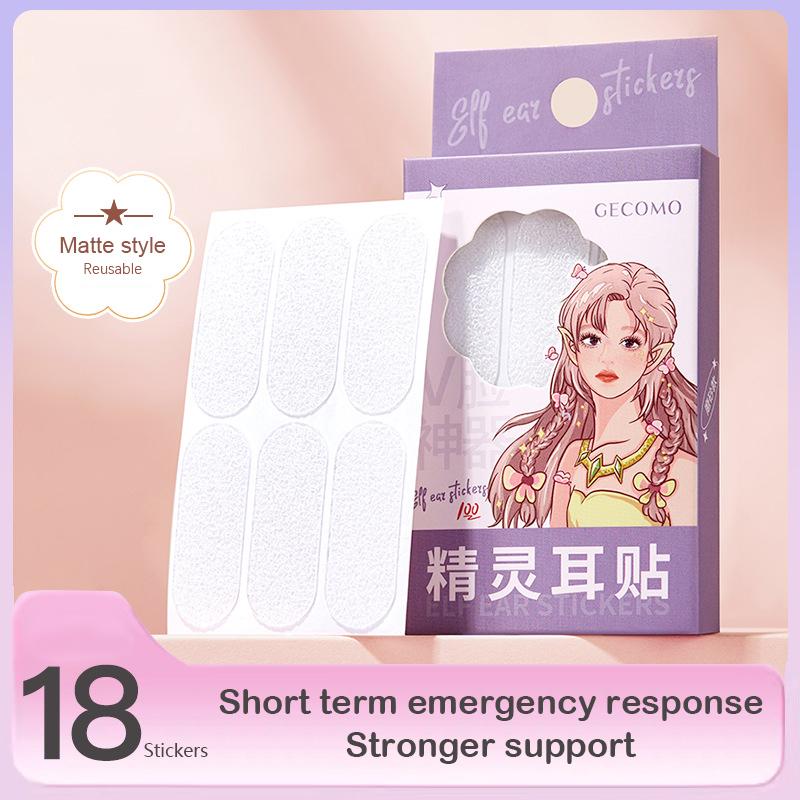 12Pairs Butterfly Shape Cosmetic Ear Corrector Elf Ear Stickers Ear Supporters Self Adhesive Invisible Ear Stickers