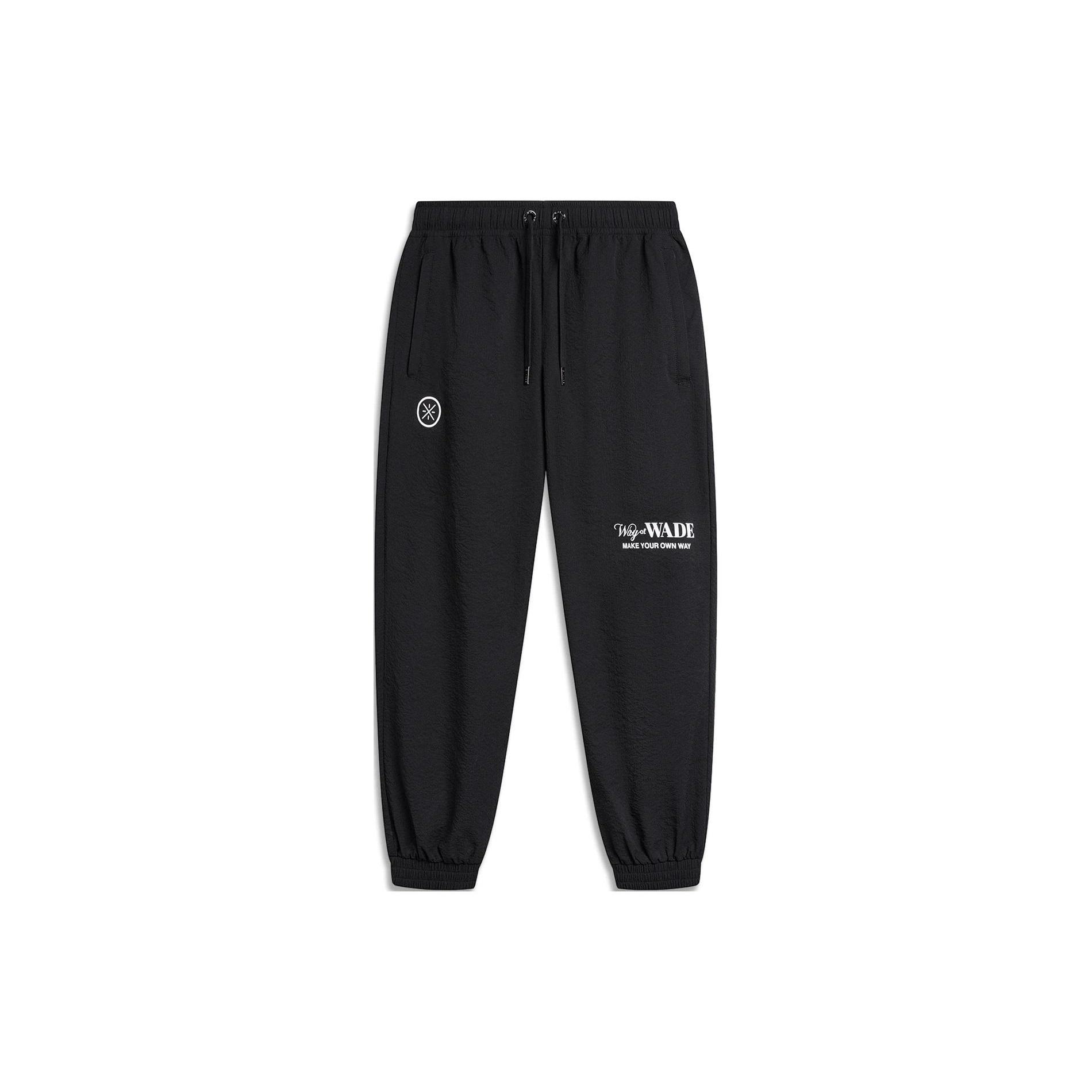 Li-Ning Way Of Wade Graphic Joggers Pants Black Men s AKQU399-6 M
