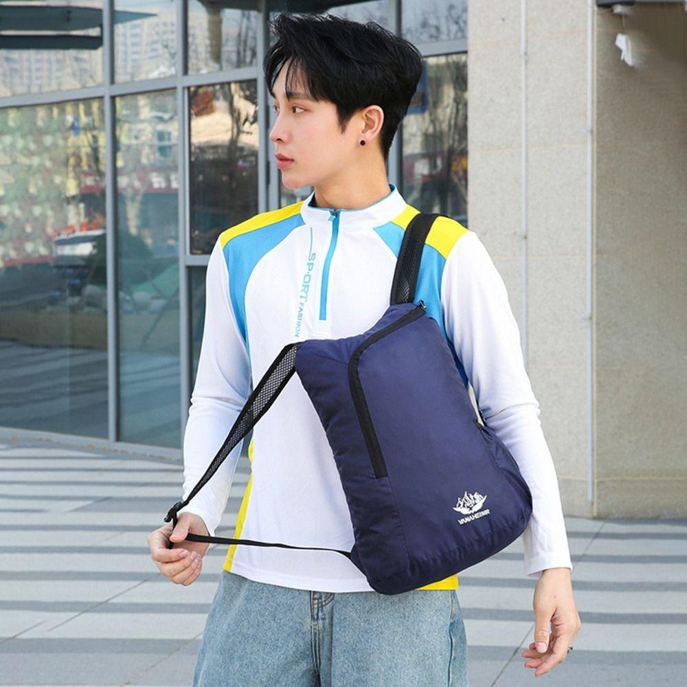 Portable Sport Bag Lightweight Shoulders Bag Outdoor Backpack Foldable Backpack Hiking Daypack