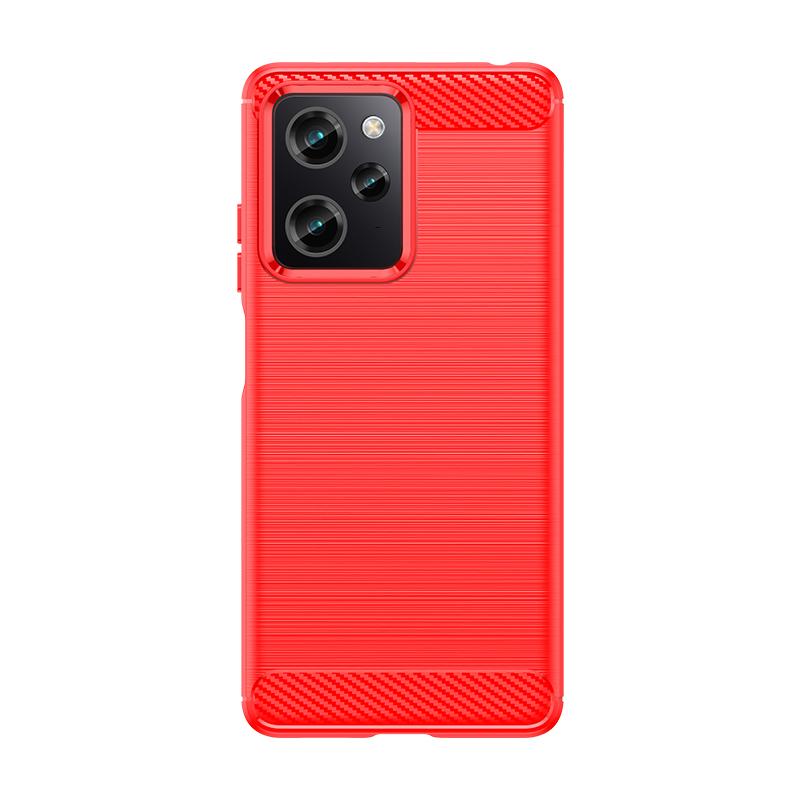 For Cover Poco X5 Pro 5G Case Poco X3 X4 M3 M4 X5 Pro 5G Capas Bumper Carbon Fiber Soft TPU Cover Poco X5 Pro 5G Fundas