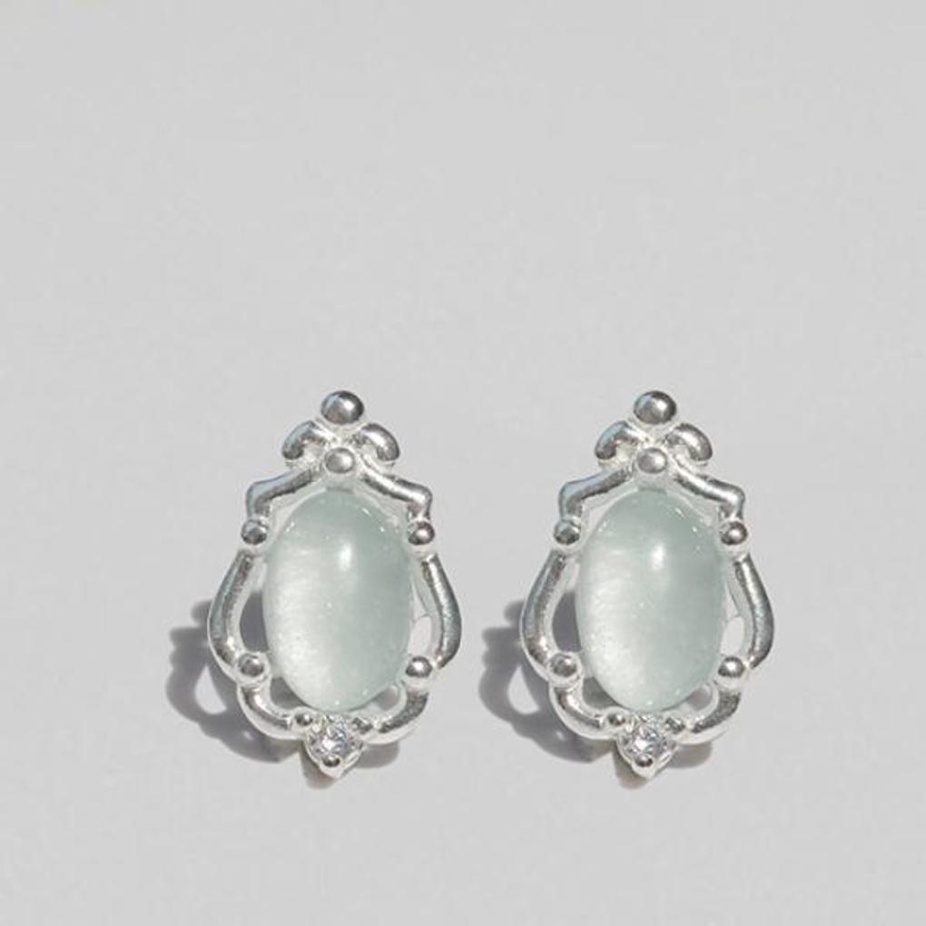 Women's Daily Accessory Sari Gemstone Earrings