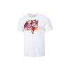 Jordan T Shirts Men's White Crew Neck Moderate Straight Fit DO1927-100