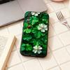 Lucky Four-Leaf Clover Phone Case For Samsung Galaxy A73,A72,A71,A70,A53,A52,A51,Others Soft Black Shell