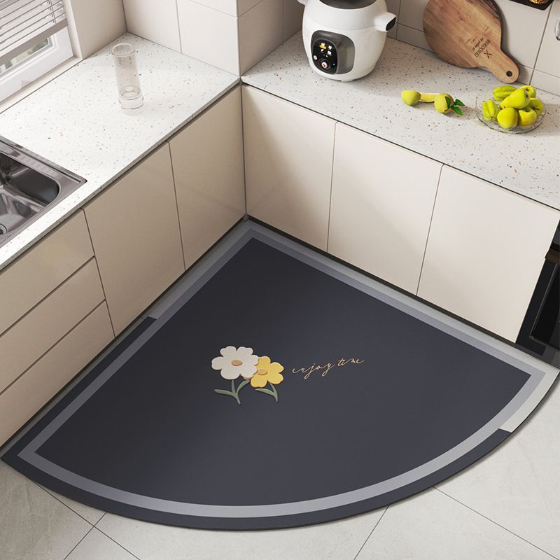 

Коврик для пола Advanced Diatom Mud, водопоглощающий, быстросохнущий, устойчивый к грязи и легко очищаемый, веерообразный, противоскользящий коврик 70 * 70cm