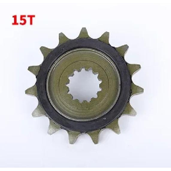 15T Для CFMOTO 450MT 450mt 450 MT Маленькая Тихая Прочная Передняя Звездочка Мотоцикла Ведомая Звездочка Передний Маховик Ведомая Шестерня 15 teeth