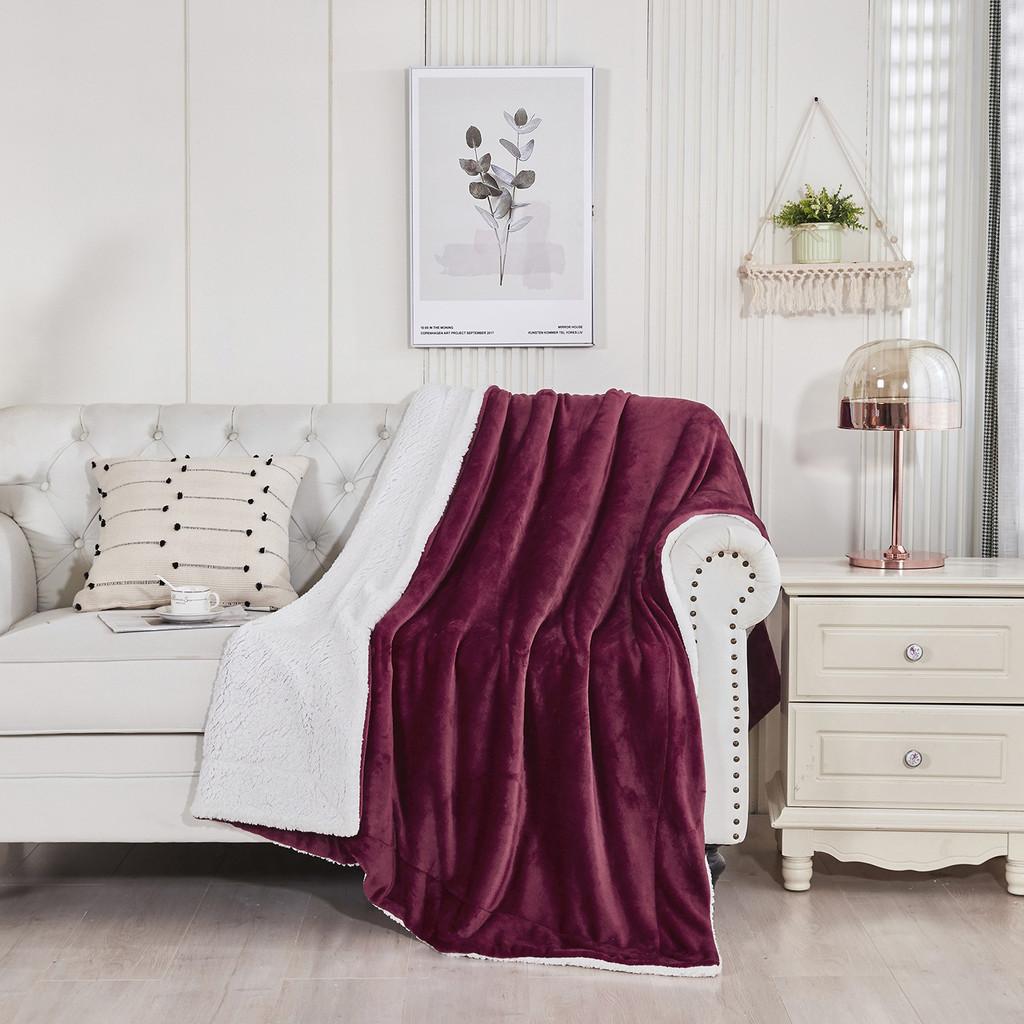 Plush Versatile Blankets With Classic Solid Colors For Home Decor Gifts And