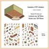 Infeel.Me 3D Layered Miniature Scenery Stickers Vol. 2 - Today's Business Hand Account Stickers