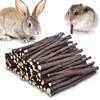100Pcs Hamster Rabbits Teeth Grinding -Tree Stick Minerals Molar Stone For Chinchillas Hamster Pet Spare Part