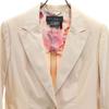 Salvatore Ferragamo Made In Italy Tailored Jacket 44 Pale Orange Women Used