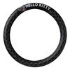 SEIWA Sanrio Car Interior Steering Wheel Hello Kitty Sanrio Quilted Steering Wheel Fits Kei and Standard Easy Steering Officially Licensed HELLO KITTY