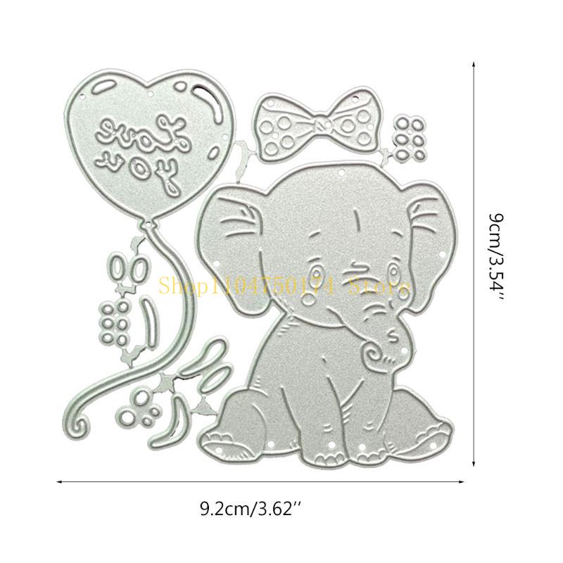Cartoon Metal Cutting Dies Sitting Elephant Embossing Knife Mould Templates top sale