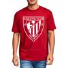 T-shirt Rock Streetwear Girocollo Maglietta Logo Athletic Club Bilbao Design Cotone Taglia Grande T-shirt Retro Oversize Traspirante