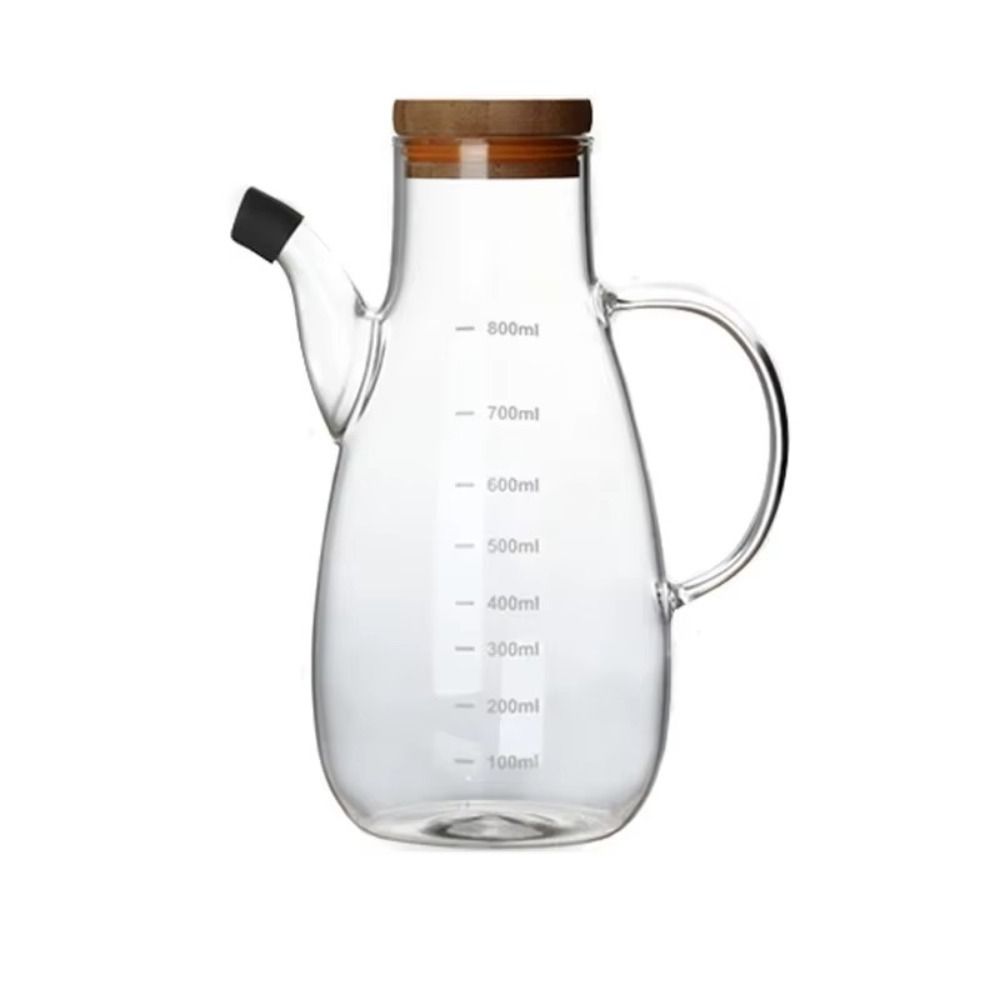 Skleněná nádoba na olej v potravinářské kvalitě, nepropustná nádoba na skladování oleje Nový dávkovač oleje Láhev pro domácnost