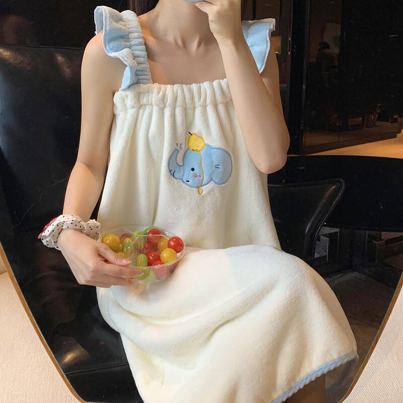Coral Fleece Wearable Bathrobe & Bath Skirt Collection