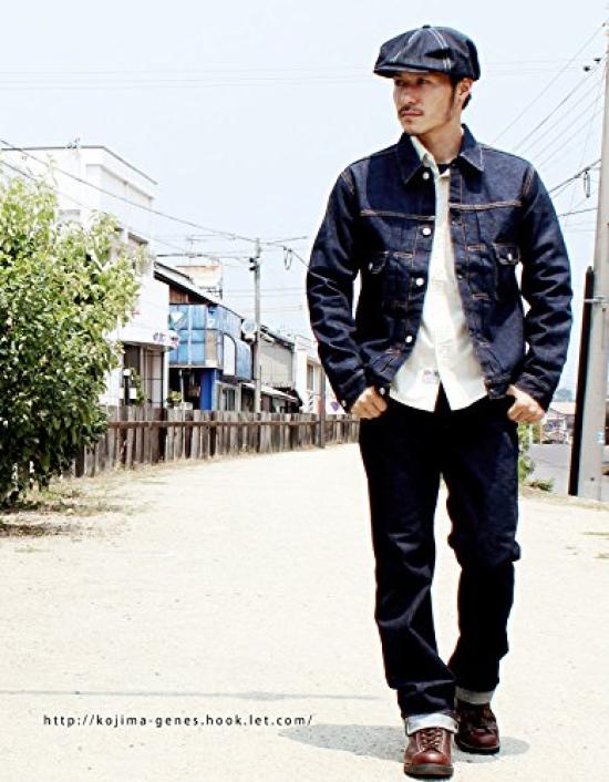 Kojima Jeans 15oz Selvedge Denim 2nd XL Jacket, Model,