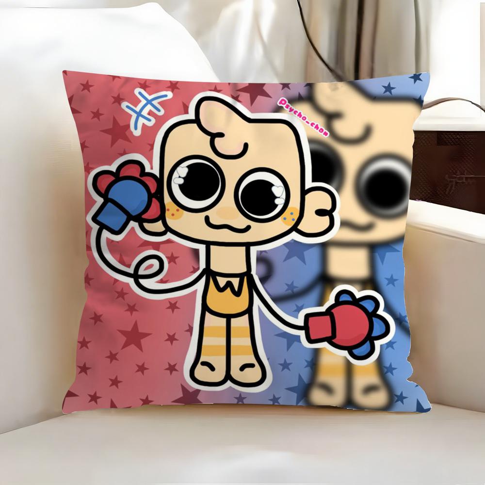 Game Dandys World Cushion Cover Printed Decorative Cushion Dakimakura Cover 45x45 50x50 For Home Room Sofa Pillowcase