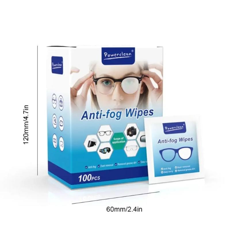 100pcs disposable anti fog cleaning wipes,dustproof,degreasing,quick drying,screen cleaning for mobile phones,computers,cameras