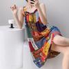 Cotton and Silk Pajamas Women's Suspenders Summer Pajamas Women's Cool and Cute Girls Are Sweet and Can Be Worn Outside Students' Summer Cotton 
