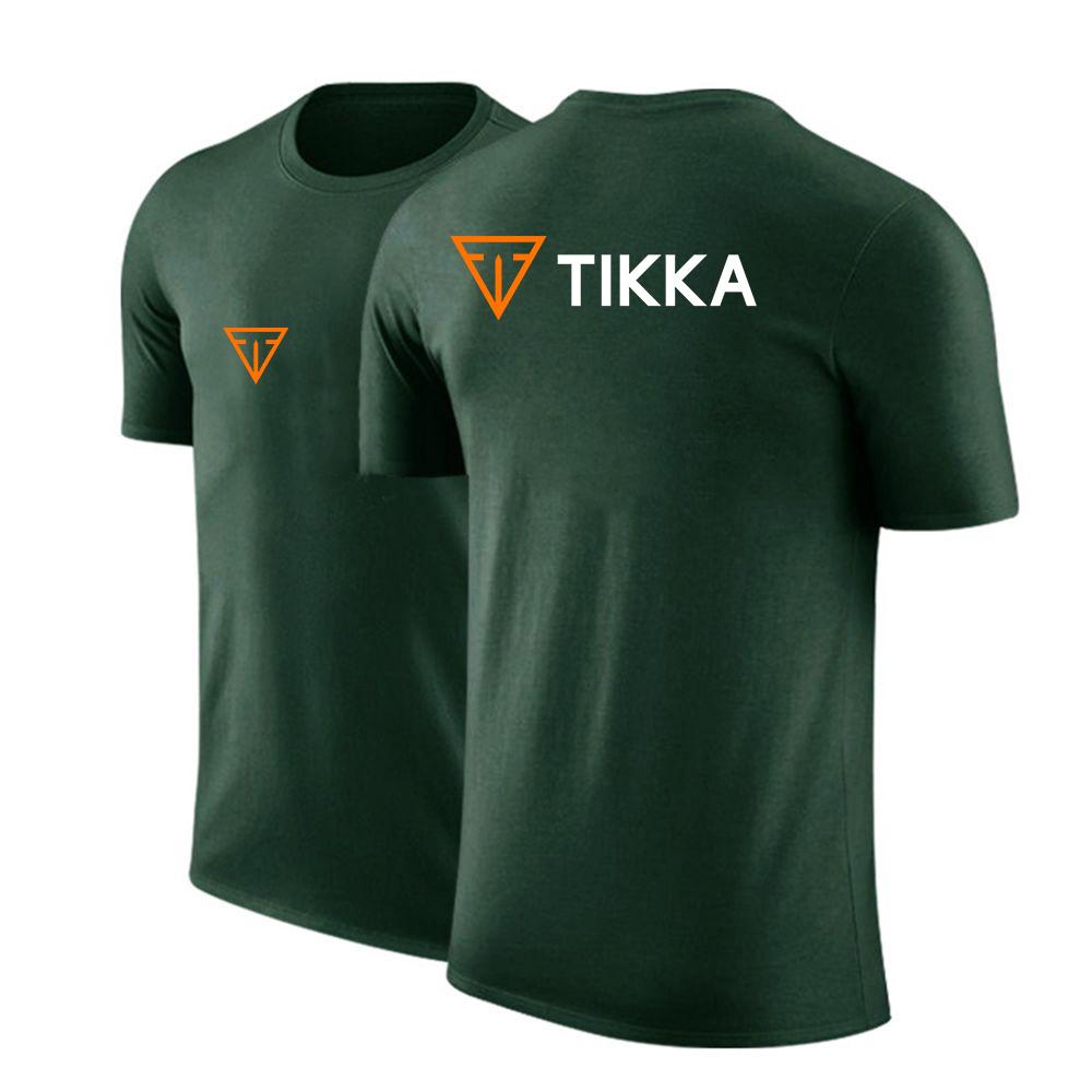 Tikka By Sako Finlandia Logo Armi da Fuoco 2022 Unisex Nuove Magliette Casual Estive Sportive a Maniche Corte Harajuku Top Comodi