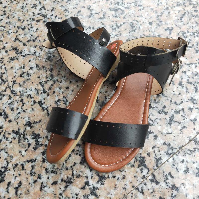 Модные женские сандалии-гладиаторы из мягкой кожи — фото 5