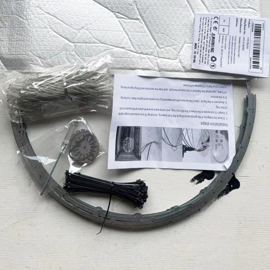 Christmas LED Light Ball Foldable Large Lighted Sphere for Tree Metal Frame Sphere Light for Indoor Outdoor Garden Patio Decor