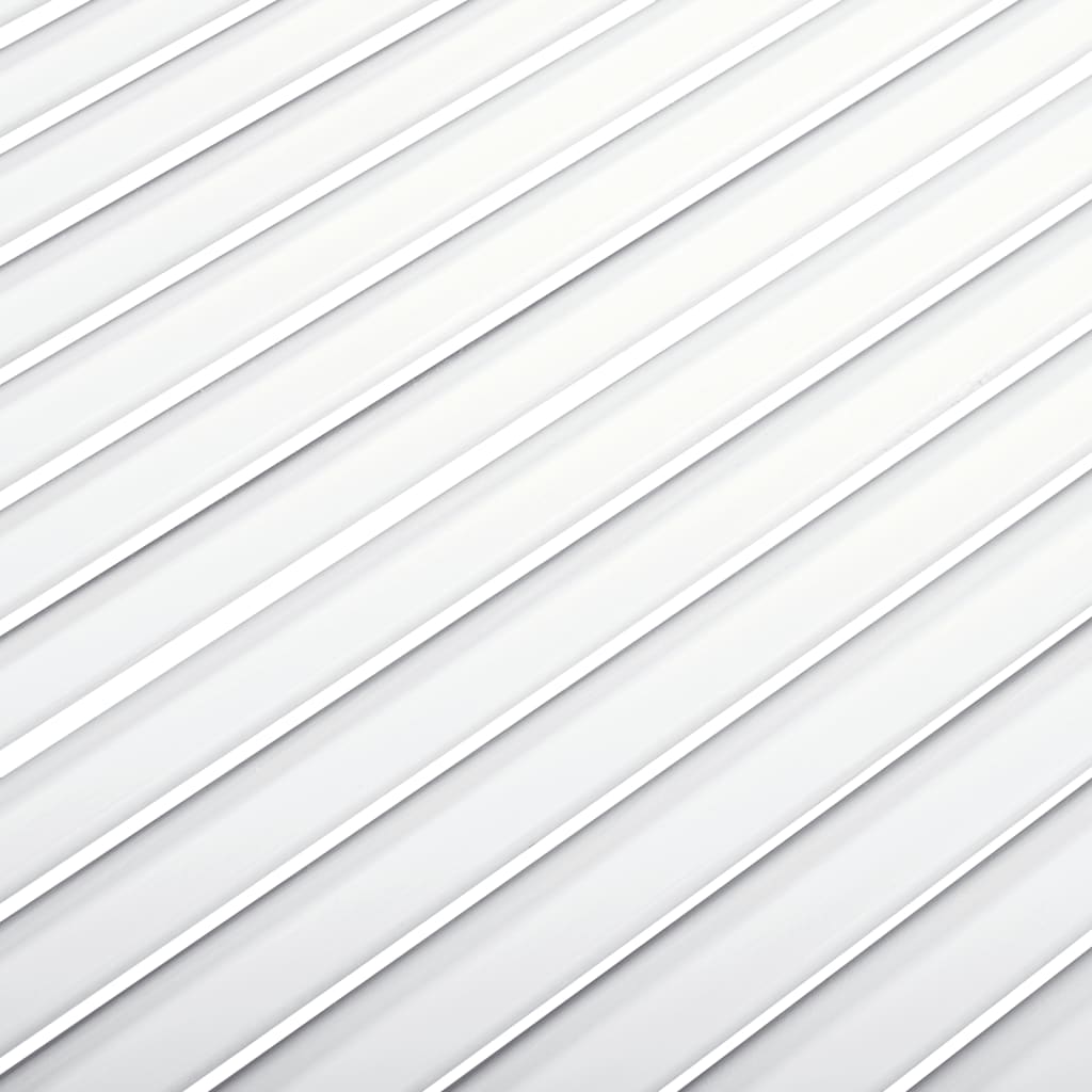 Cabinet Doors with Louvered Design 2 Pcs White 69 X 49.4 Cm Solid Wood