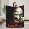Terrifier Decke Film Kunst Der Clown Camping Flanell Bettwäsche Überwürfe Für Heimdekor Weich Warm Benutzerdefinierte Qualität Tagesdecke Geschenk