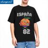 Men Women T-Shirt Naranjitos 100% Cotton Tee Shirt Espana 82 Spain Mascot 1982 Soccer Football T Shirts Clothing Graphic Printed