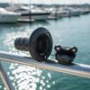 Deck Fill with Tethered Cap Waterproof Chain Flush for RVs