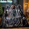 Custom Name Creed Game Throw Blanket - Perfect for Couch, Bed, Office, and outdoor Travel - Ideal Gift for Christmas & Holidays