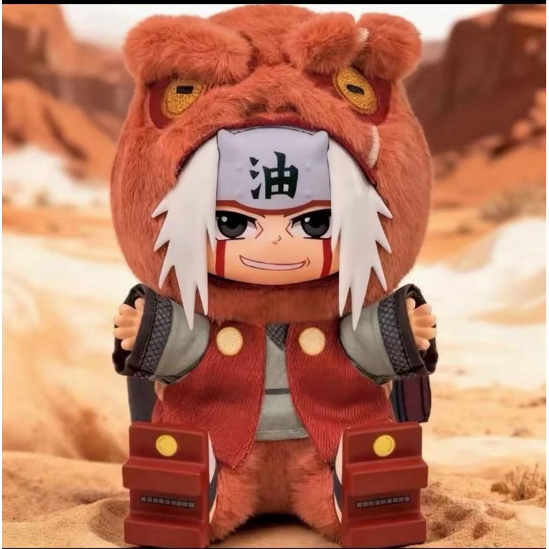 Anime Vinyl Plush Doll Konohagakure San'in Jiraiya Orochimaru Tsunade Stuffed Toy Bag Pendant