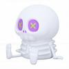 Skull Night Light USB Charging Adjustable RGB Skeleton Shape Tap Control Nursery Night Light for Bedroom