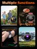 SACOSDING Men Smart Watch 1.56 inch AMOLED HD Screen Led Flashlight BT Calling ECG Health Monitoring Sports Fitness Tracker Women Smartwatch