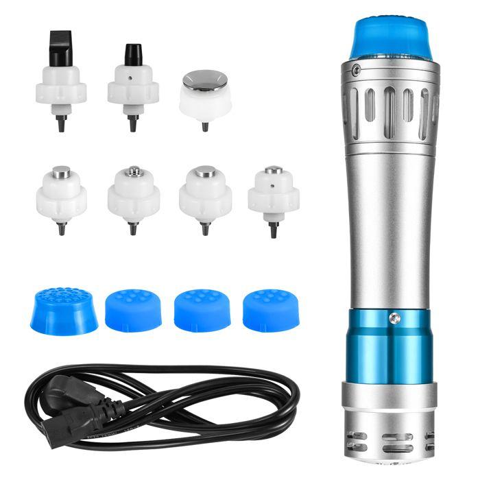 Shock Wave Massage Machine, Extracorporeal Wave Muscle Massager, Massage Device with 7 Heads