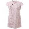 Sancai Neuer Chinesischer Stil Jacquard Puffärmel Minikleid