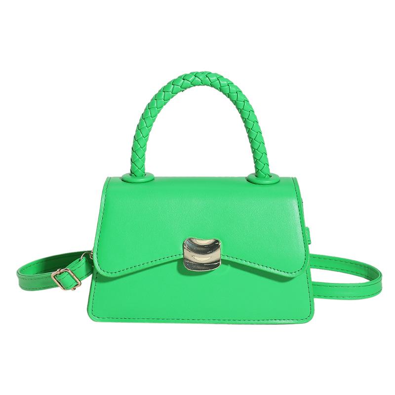 Contrasting colors early autumn 2025 summer new casual fashion simple portable crossbody shoulder small square bag