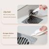 Cute Duck Bathroom Hair Catcher Self Adhesive Wall Mount Reusable Waterproof Hair Trap for Shower Sink