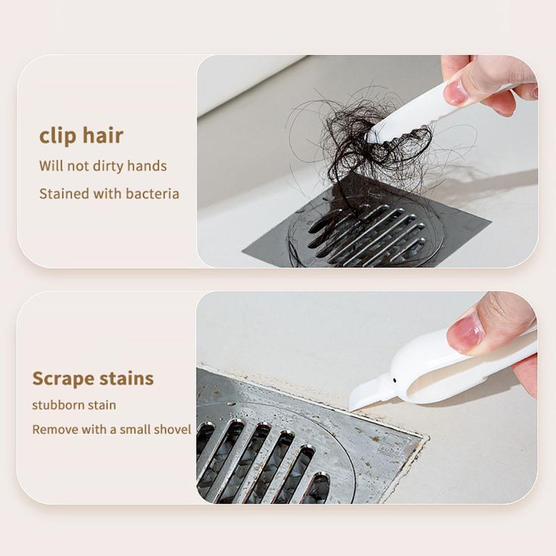 Cute Duck Bathroom Hair Catcher Self Adhesive Wall Mount Reusable Waterproof Hair Trap for Shower Sink