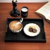 Coffee Cups Flower Tea Mug Hand Drawn Underglaze Colored Ceramic Cups and Dish Set Japanese Afternoon Tea with High Footed Cup