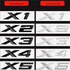 BMW X1-X7 Modified Car 3D Rear Emblem Sticker Letters