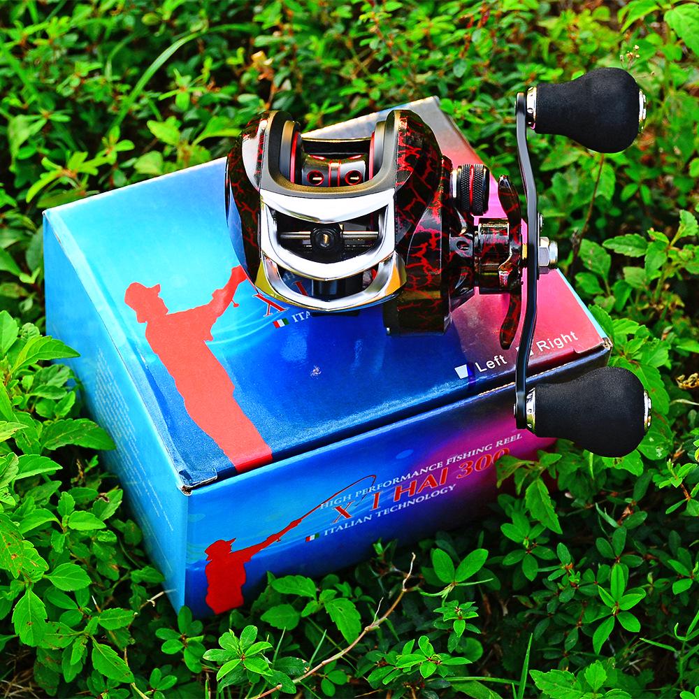 Magnetic Brake Bait Reel 18+1BB 7.2:1 Gear Ratio Maximum Resistance 10kg Metal Spool Fishing Reel Fishing Reel Freshwater Saltwater Universal