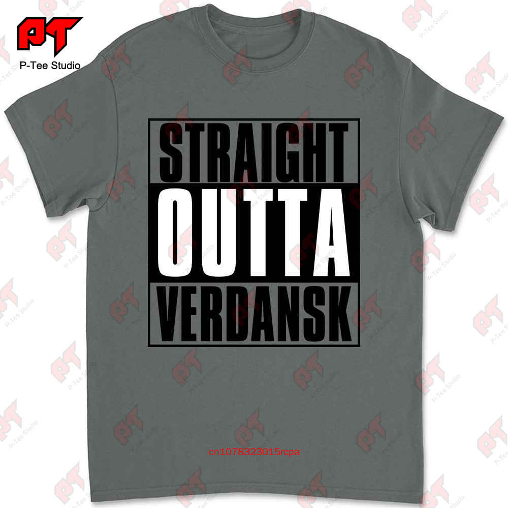 Gaming Duty Call Zone Of War Straight Outta Verdansk Tshirt S457